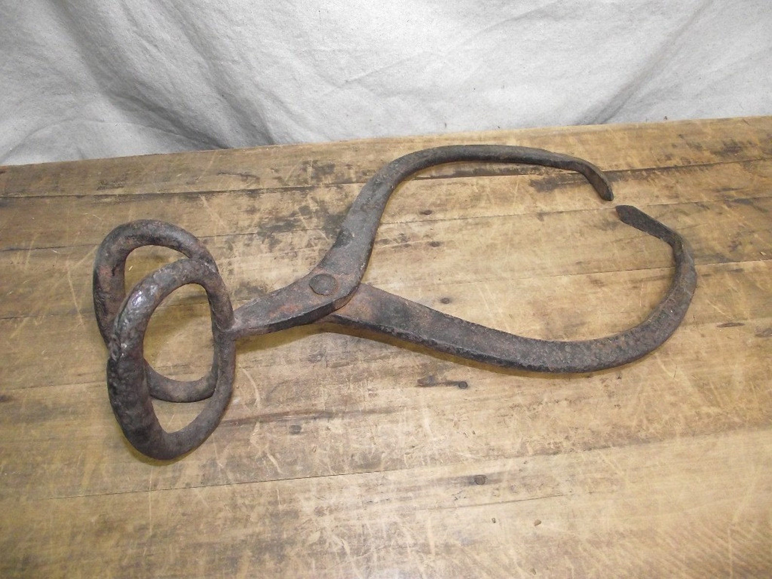 Vintage Ice Hook grabber nice and rusty Etsy