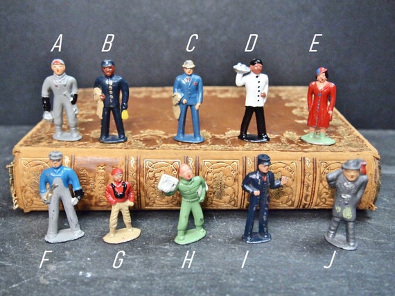 Your Choice Vintage Metal Tin Lead Toy 