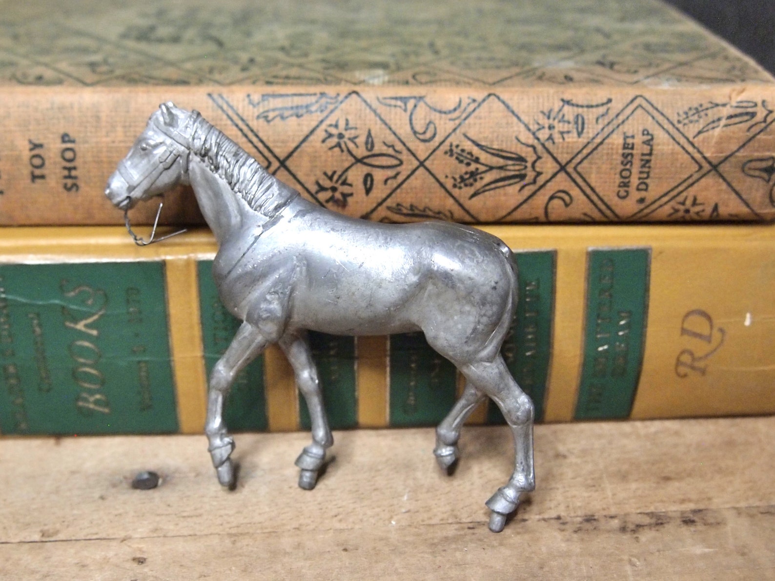 Vintage Lead Horse Lead Miniature English Western Silver Etsy