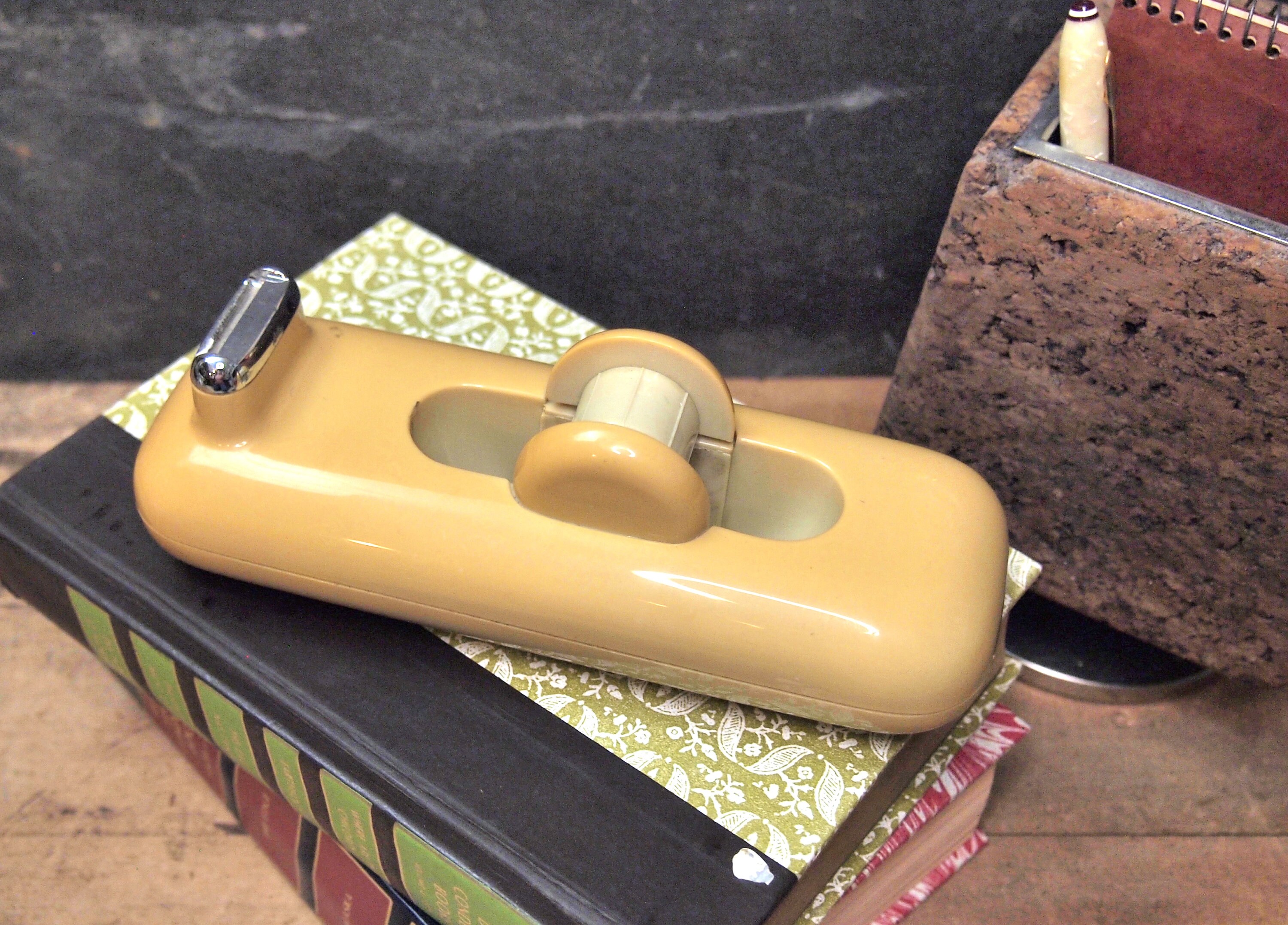 Vintage Retro Eldon Tape Dispenser Yellow Beige 21L01G05S Etsy