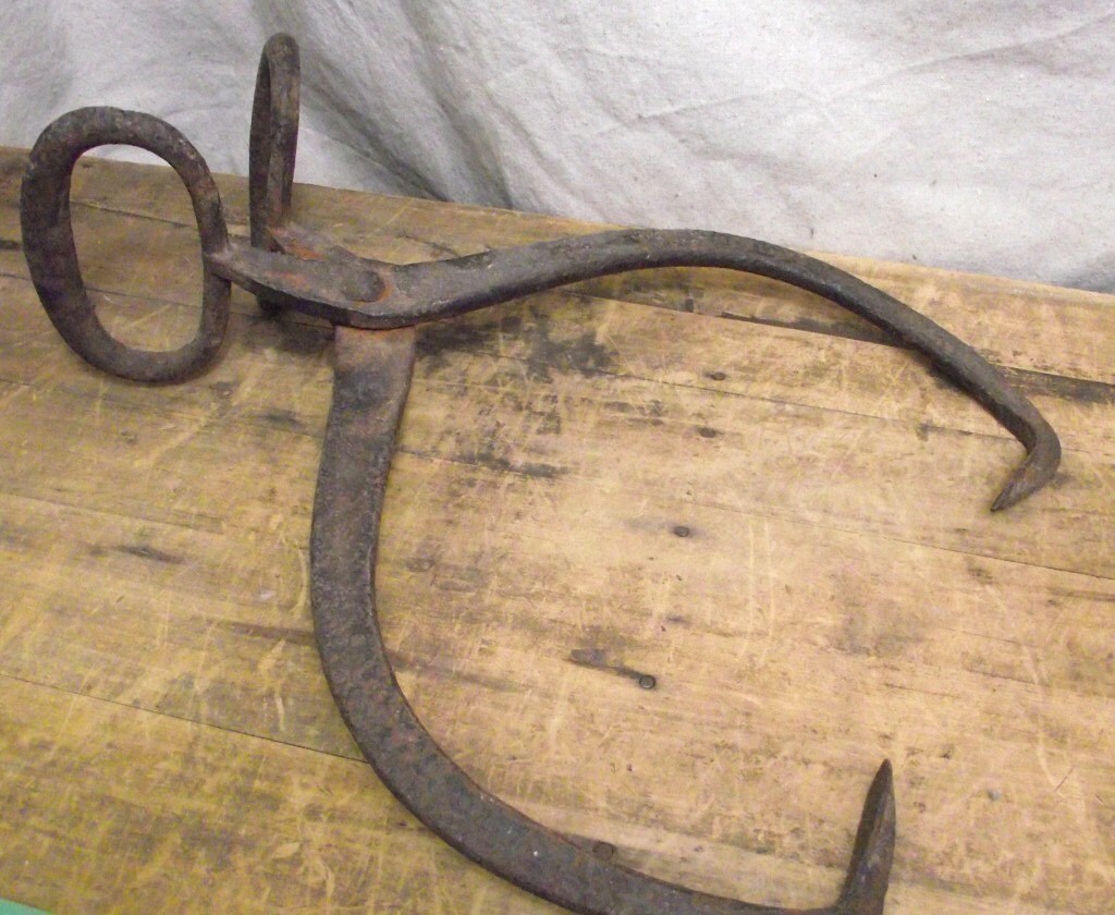 Vintage Ice Hook grabber nice and rusty Etsy