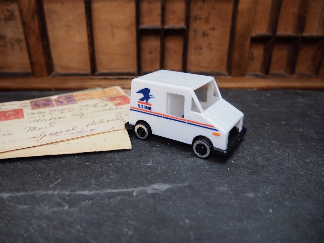 Fun Unusual Old US Mail Truck Stamp Dispenser Toy Postal Post Etsy