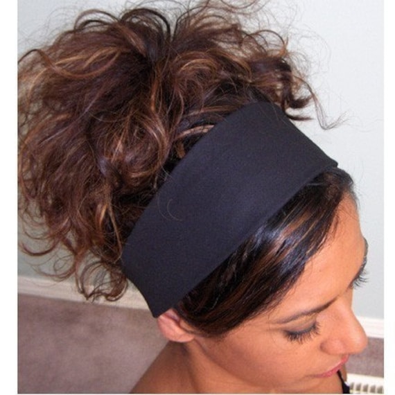 Black Headbands for Women / Wide Headband / Headbands for Hair Etsy