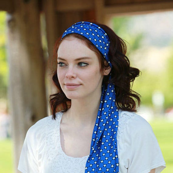 Long Tie Headband / Long Tie Head Band / Womens Headband / Etsy