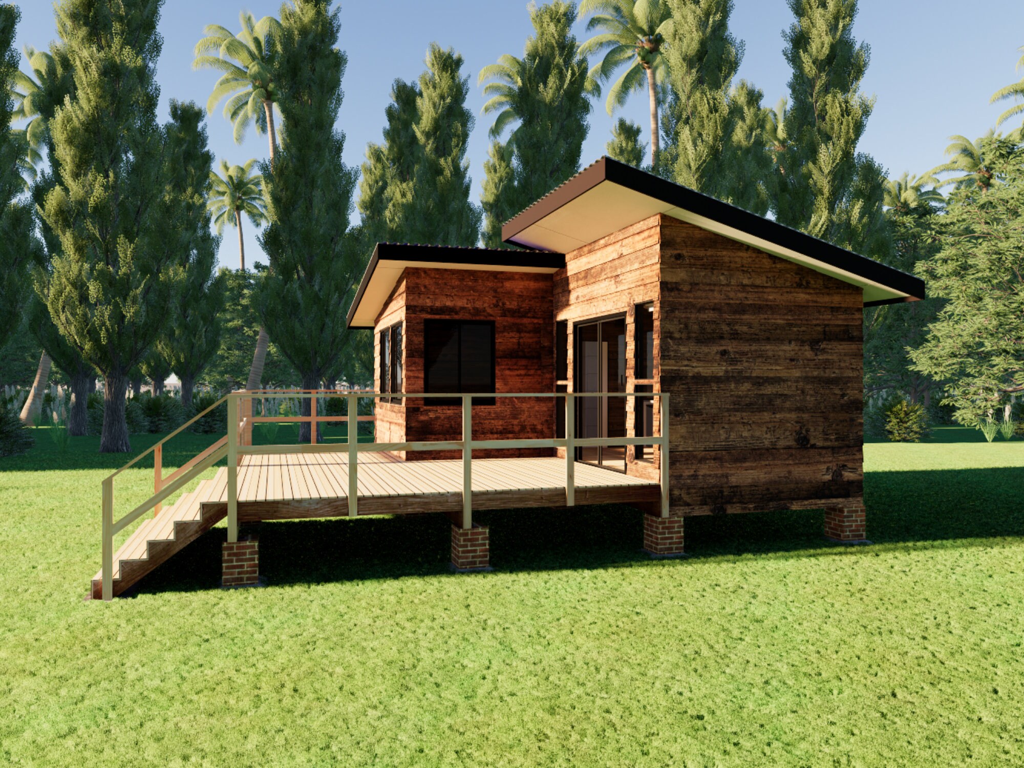 60m2-648-sq-ft-small-cabin-l-shape-draft-engineering-plan-floor-plan