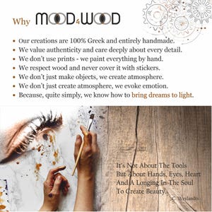 Mood4Wood handmade philosophy – wooden creations made with care, detail and passion inspired by craftsmanship in Greece