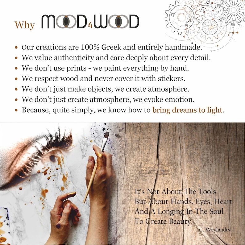 Mood4Wood handmade philosophy – wooden creations made with care, detail and passion inspired by craftsmanship in Greece