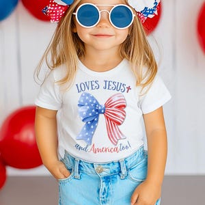 4th of July shirt girl 4th of July shirt toddler girl fourth of July baby 4th of July baby girl 4th of July t-shirt kids Christian t-shirt