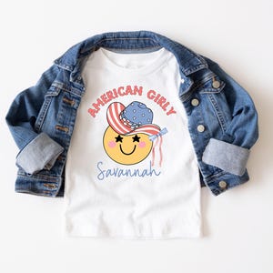 4th of July shirt girl 4th of July shirt toddler fourth of July baby fourth of July baby girl tee custom 4th of July t-shirt personalized