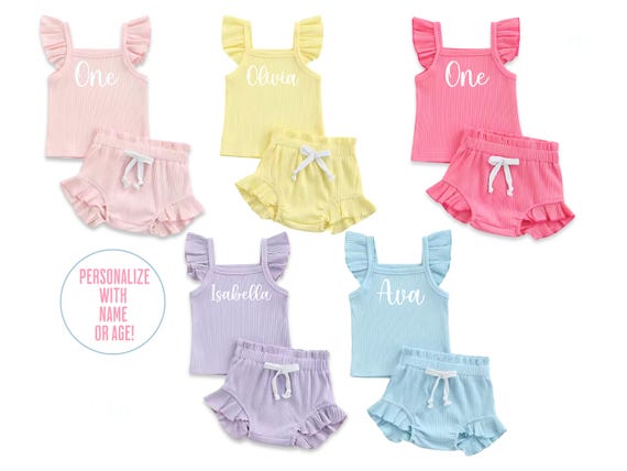 custom baby outfit custom summer baby outfit custom infant outfit baby girl outfit personalized infant girl outfit custom newborn outfit