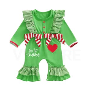 Infant Christmas Dress Green
