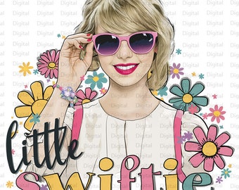 Little Swiftie Sublimation Design, Retro Shirt, Taylor PNG, Trendy Tshirt PNG, Digital Download, Swiftie Design