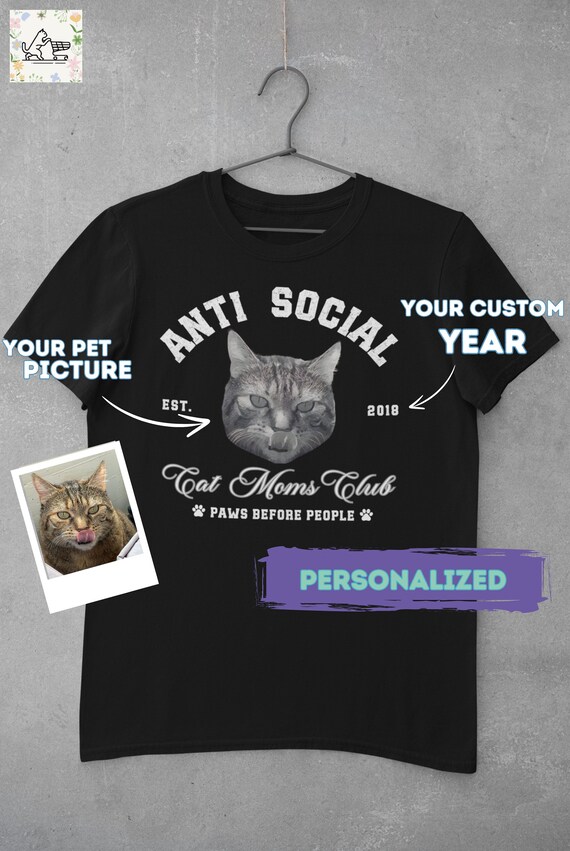 Fall Cat T Shirt, Cat Mom Shirt, Cat Mom Gift, Funny Cat