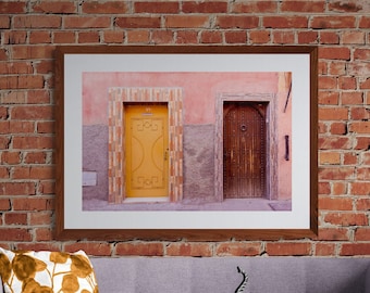 Morocco Doors Photo, Old Doors Photo, Moroccan Art, Moroccan Wall Decor, Moroccan Architecture, African Art, Old Doors in Marrakesh Art