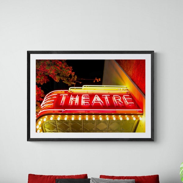 Impression d'art néons de théâtre : photo Franklin Tennessee