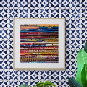 Moroccan Rug Art, Moroccan Wall Decor, Bold Colors Art, Colorful Abstract Art, Morocco Print, Morocco Art, Morocco Photograph, Travel Photo image 1