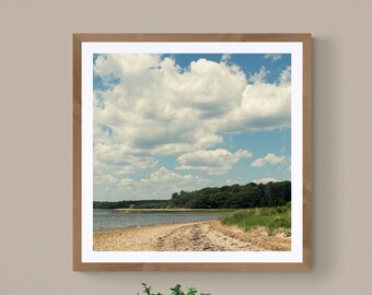 Falmouth Beach Zdjęcie: Massachusetts Coast Landscape Art