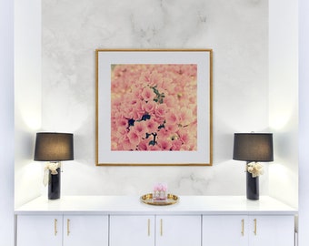 Pink Flower Art, Azalea Photograph, Pale Pink Wall Art, Pastel Photo, Girly Wall Art, Flower Photography, Pastel Photo, Blooming Azaleas