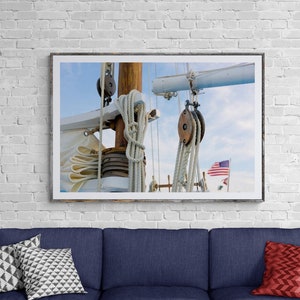 Biloxi Schoner Segelboot Foto: Mississippi Golf Küste Nautikkunst