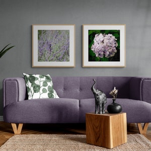 Lavender Photograph, Girl Nursery Art, Pastel Purple Photo, Mint Green Photo, Purple Green Art, Floral Wall Art, Purple Flower Photo image 8