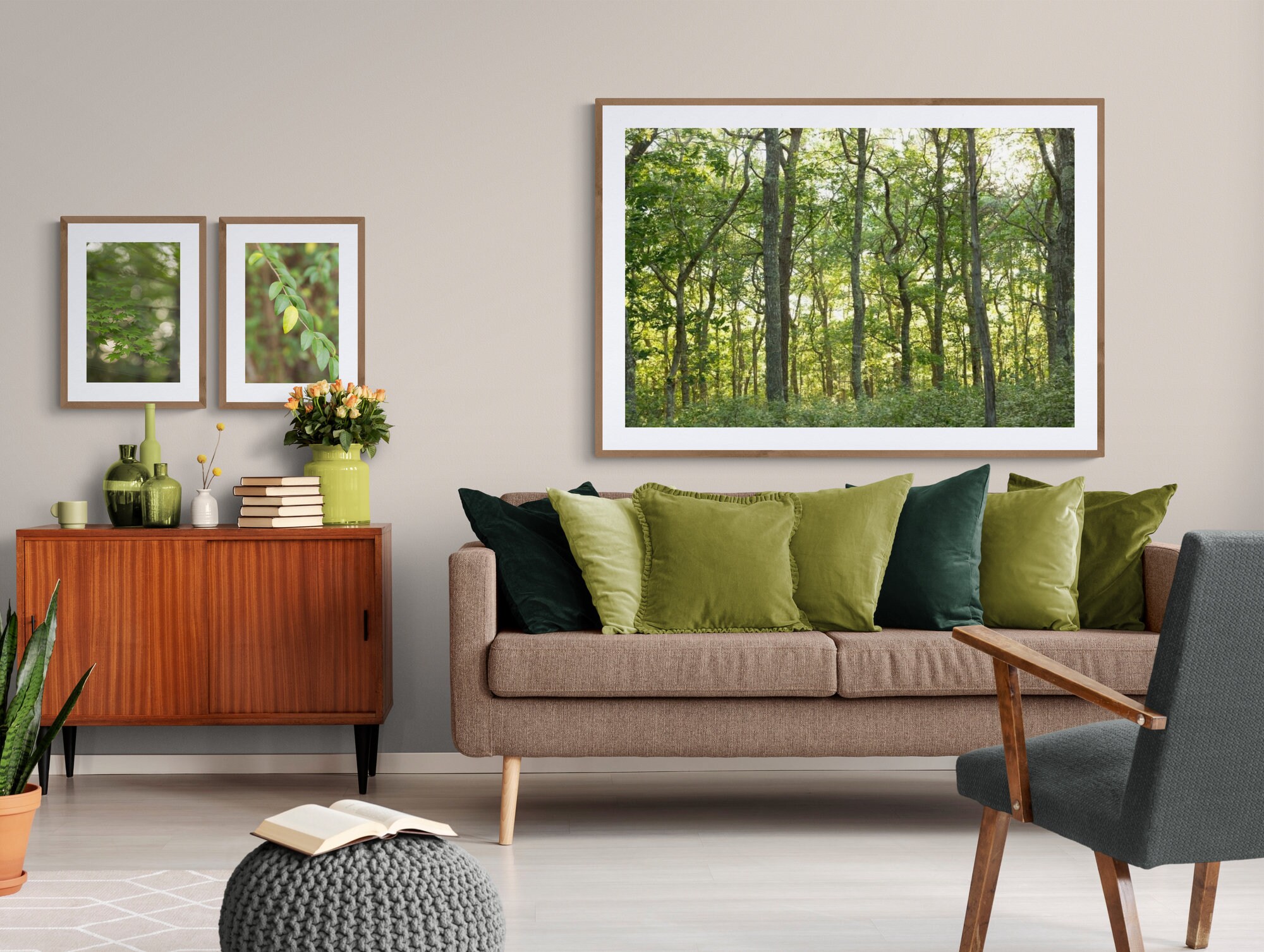Surreal Art Green Nature Art Botanical Photo Large Green - Etsy