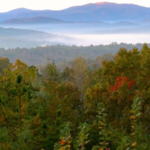 Georgia Mountains Photograph, Blue Ridge Mountains, Fall Leaves Photo ...