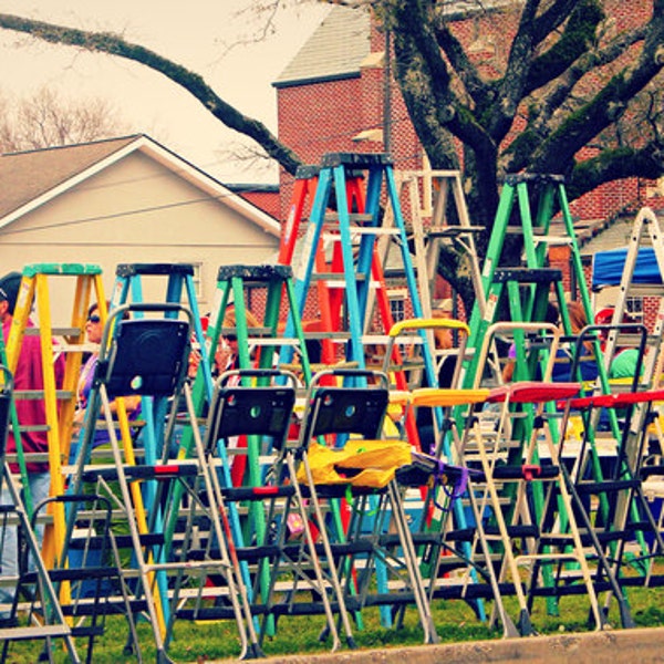 Mardi Gras Ladder Etsy