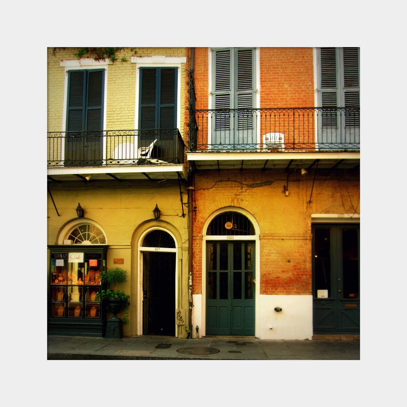 French Quarter Architecture Photo, New Orleans Photo, Doors and Windows
