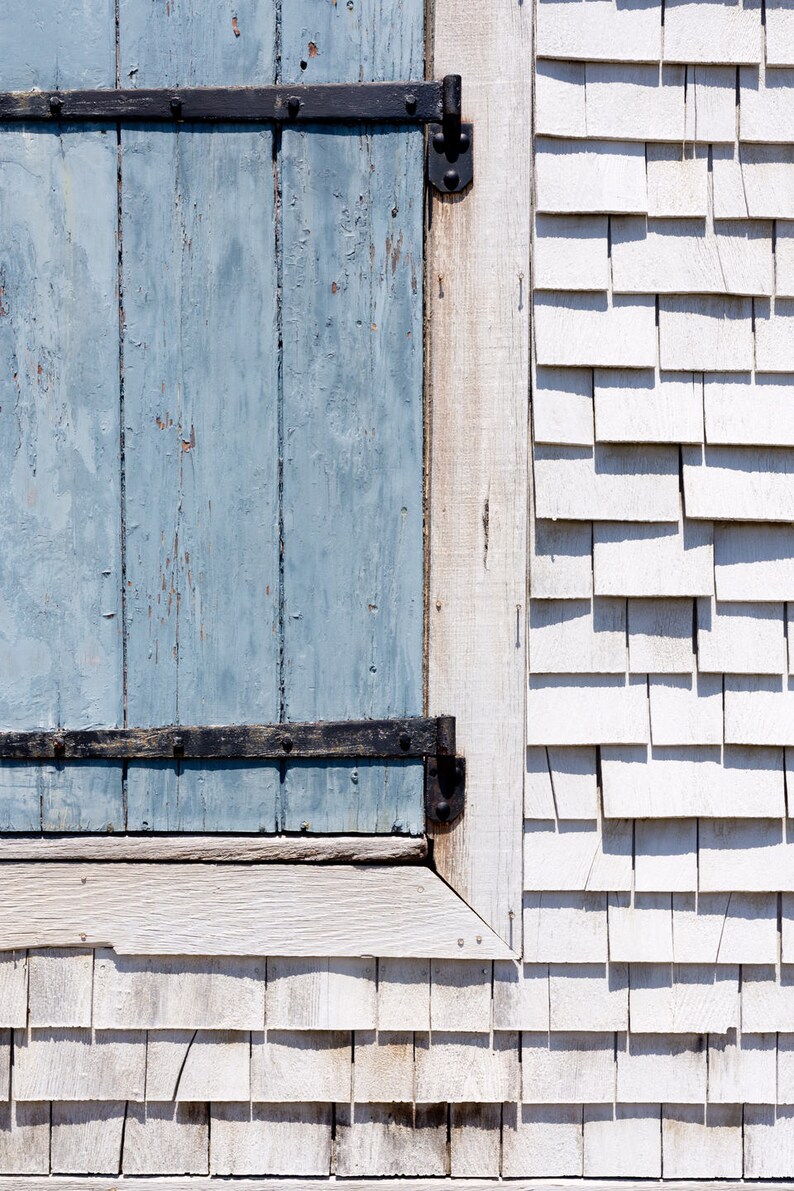 Cape Cod Shutters Cape Cod Minimalism Gray Shutters Photo Etsy
