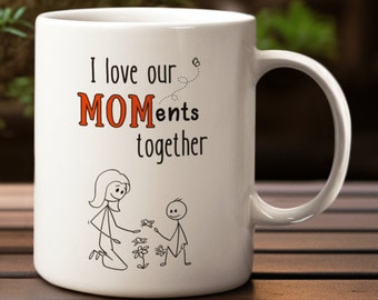 Ceramic mug (11oz), mug for mom, mothers day mug, moms gift, mug butterflies, mom and son, mug butterfly, original mug, pretty mug, memories