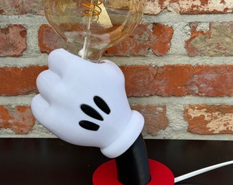 3D gedruckte Mickey Mouse Lampe