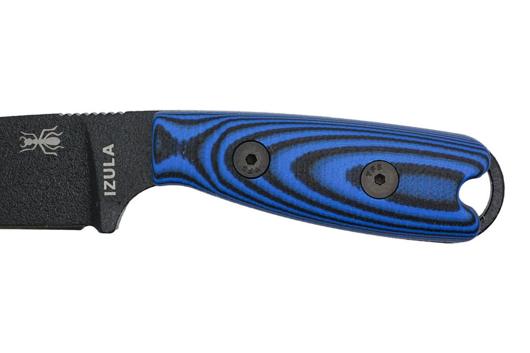 TKC: G10 Handle for ESEE Izula Blue & Black - Etsy