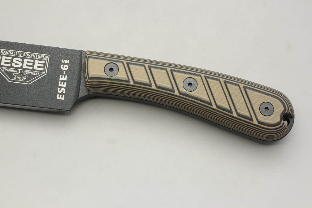 ESEE ESEE6 エシー6 TKC ブラック&ブラウンG10ハンドル TKCカイデックスシース テックロック付属 中古良品