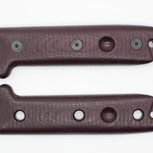 Plaque Micarta Pour Poignée - Patch Durable Noir Et Vert 120x40x8 Mm - 9