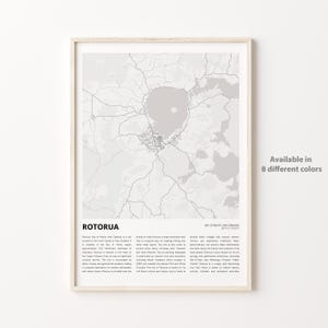 Rotorua Map Print, Rotorua Map Print, Rotorua Map Print, Rotorua Map Print, Rotorua Bay of Plenty, Housewarming Geschenk
