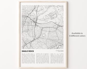 Adler Rock Karte, Adler Rock Karte, Adler Rock Karte, Adler Rock Karte, Adler Rock Kalifornien, Einzugsgeschenk