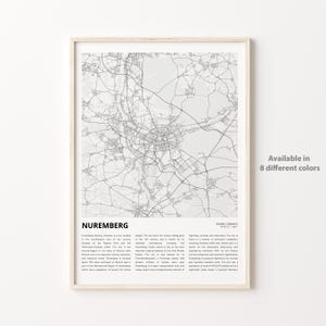Nürnberg Map Print, Nürnberg Map Print, Nürnberg Map Print, Nürnberg Wall Decor Art, Nürnberg Bayern, Housewarming Geschenk
