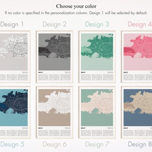 スプリットの地図プリント、スプリットの旅行地図、スプリットの壁飾りアート、スプリット スプリット・ダルマチア、新築祝いのギフト 画像 2