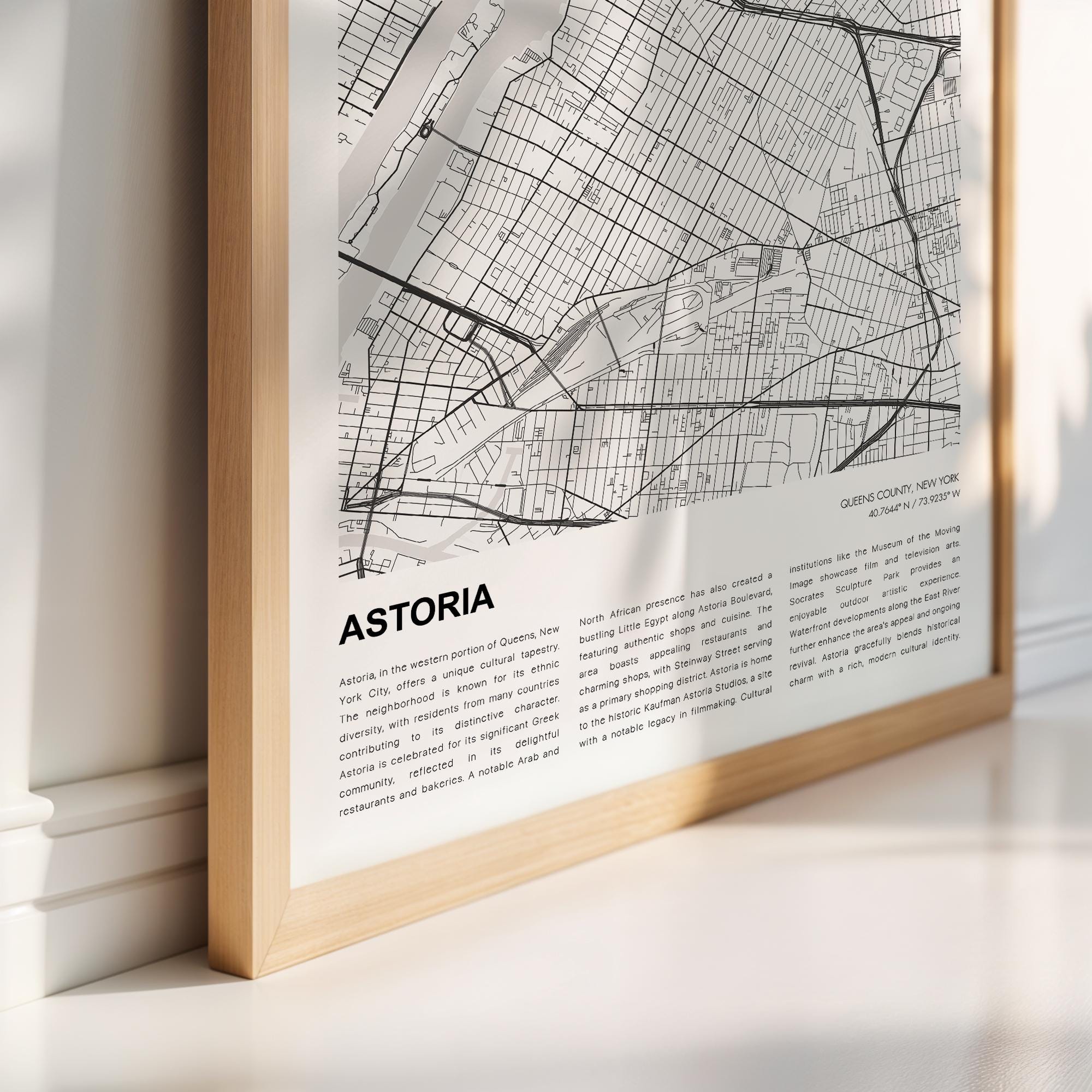 Astoria Map Print, Astoria Travel Map, Astoria Wall Decor Art, Astoria ...