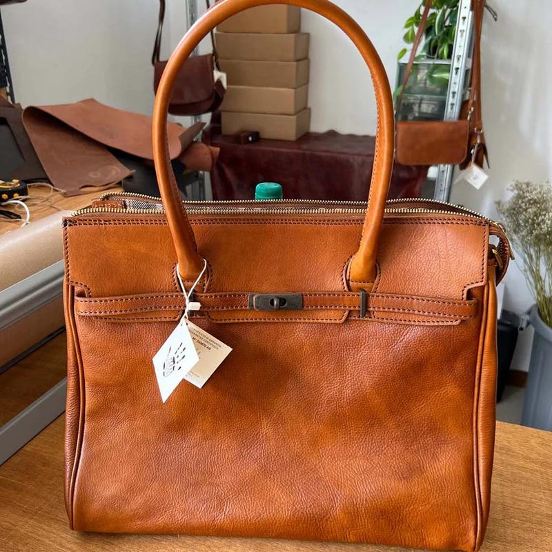 Italian Leather Bag - Etsy