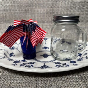 Fine Motor Party Pick Transfer for Montessori Children&#39;s House Practical Life Lessons Red White and Blue Patriotic USA Theme Ages 2-6