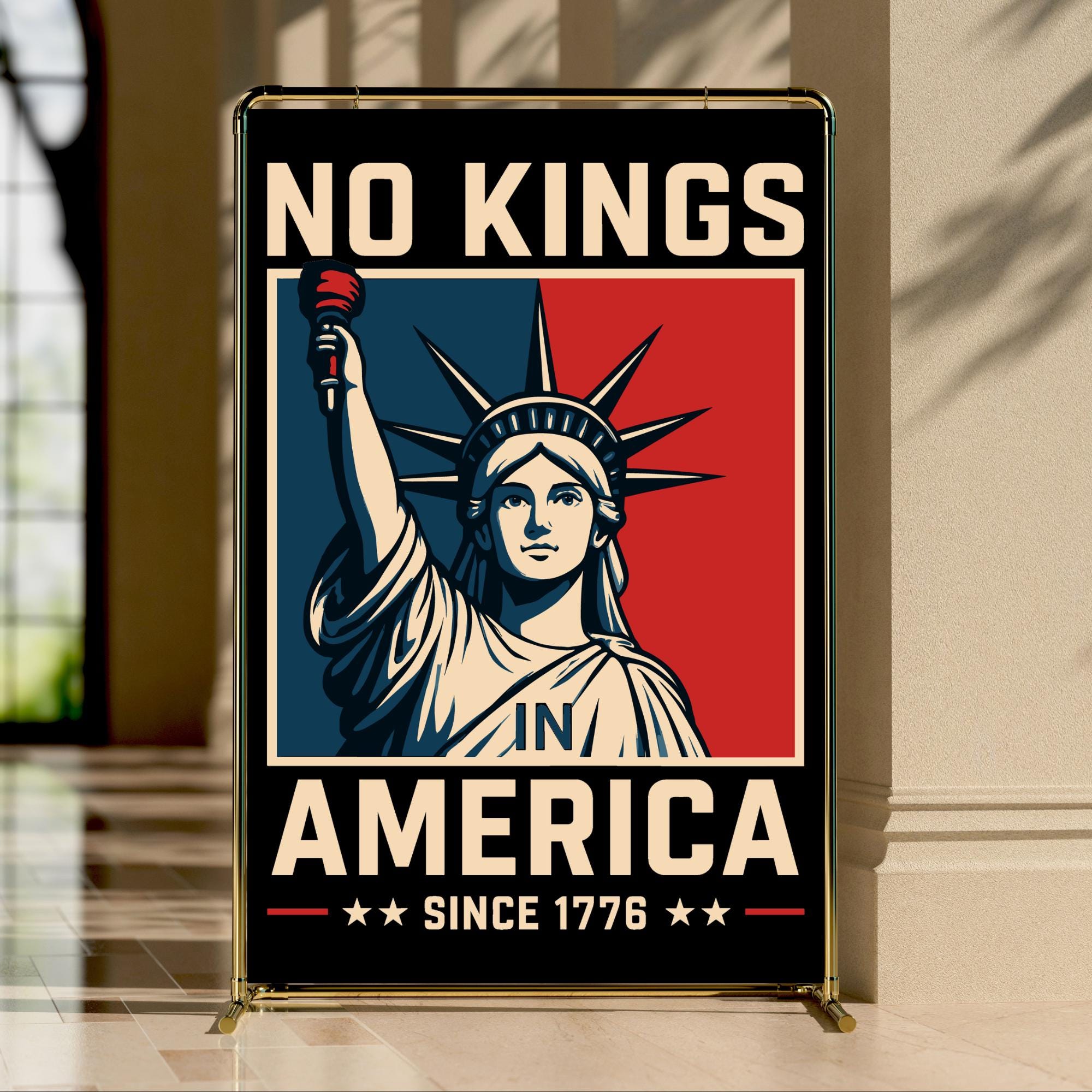 Printable Anti Trump Protest Signs Bundle, No Kings Day Poster Signs ...