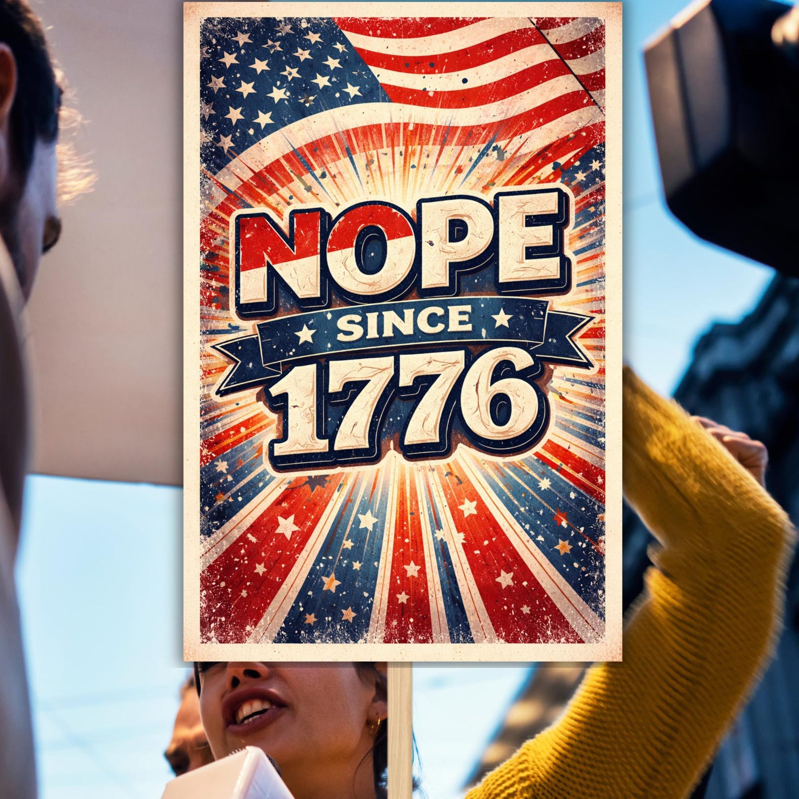 Anti Trump Protest Signs Bundle Printable, No Kings Poster, Resist ...