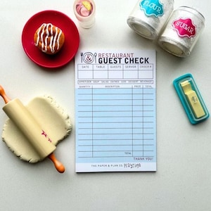 Playtime Pad® Restaurant Guest Check