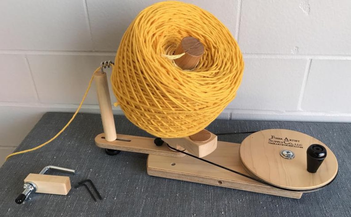 PowerBase & Jumbo Yarn Ball Winder watch our video Etsy