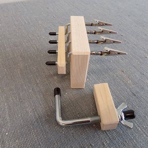 Maple Quad End Fringe Twister for rope or fringes with table clamp image 4