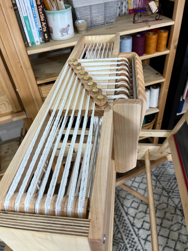 Table Loom, 23 Weaving Width Woolhouse Tools 8-Shaft Modern Carolyn image 6