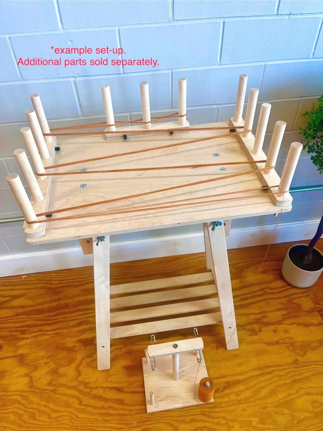 Build-a-board Warping Board Pegs With Clamps - Etsy