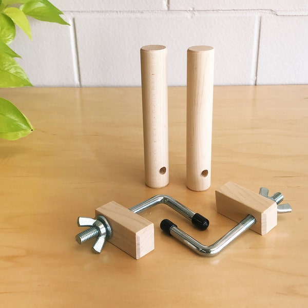 Two Maple Warping Pegs