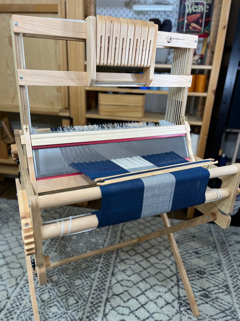 Table Loom, 23 Weaving Width Woolhouse Tools 8-Shaft Modern Carolyn image 2
